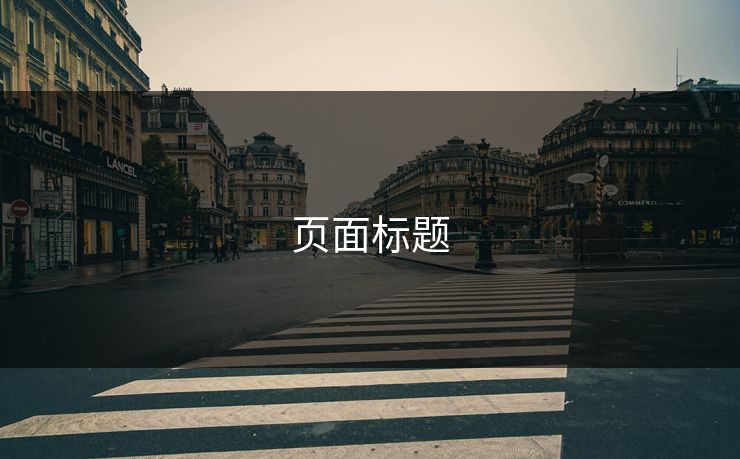 页面标题